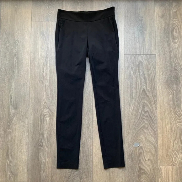Aritzia Wilfred Free Pants Skinny Straight Leg Trouser Mid rise Black Size 2 - Picture 4 of 12